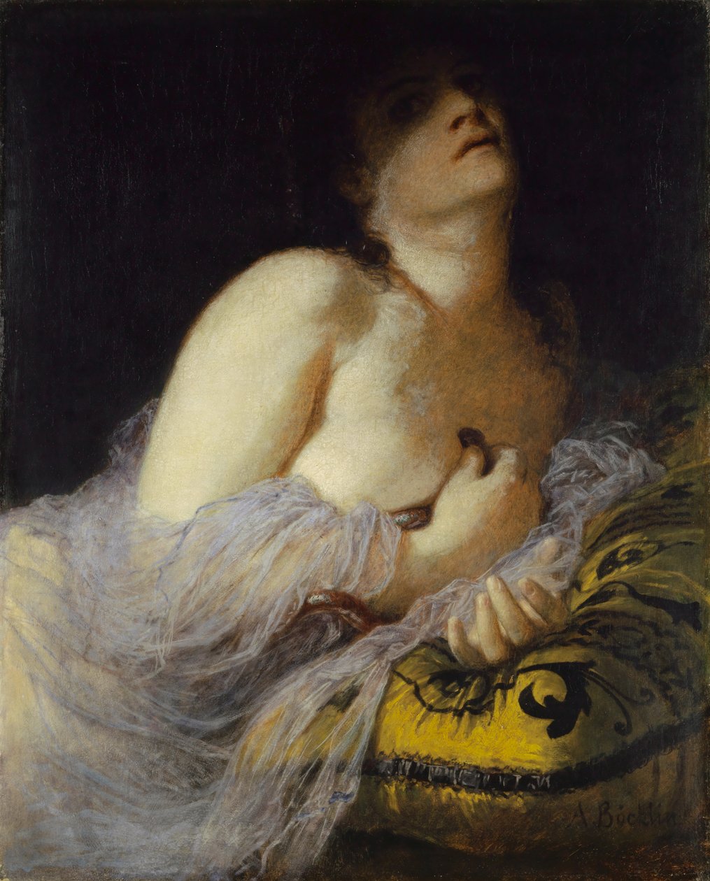 The Death of Cleopatra (første versjon), 1872 av Arnold Böcklin