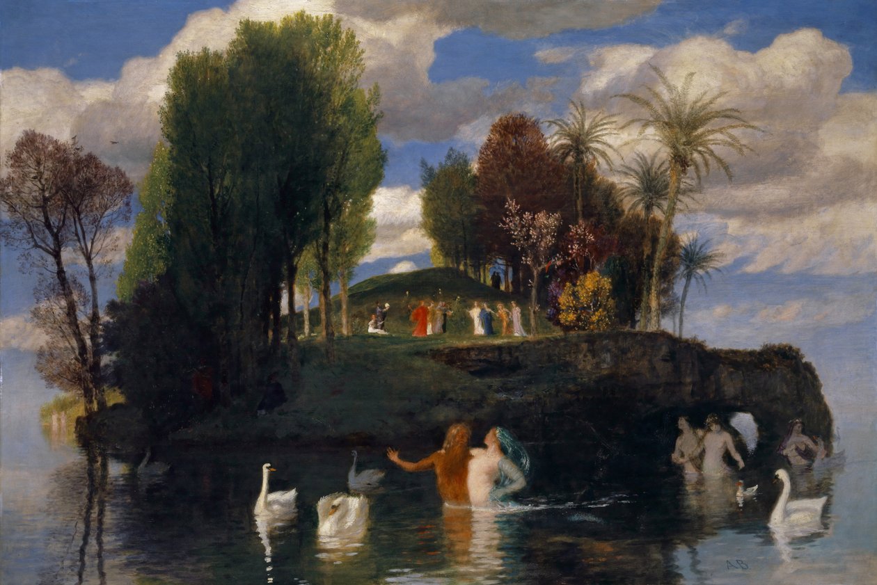Livets øy, 1888. av Arnold Böcklin