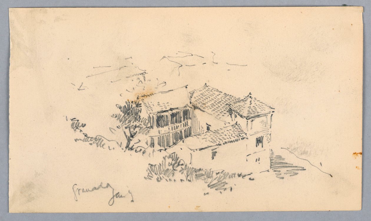 Gårdsplass, Granada av Arnold William Brunner