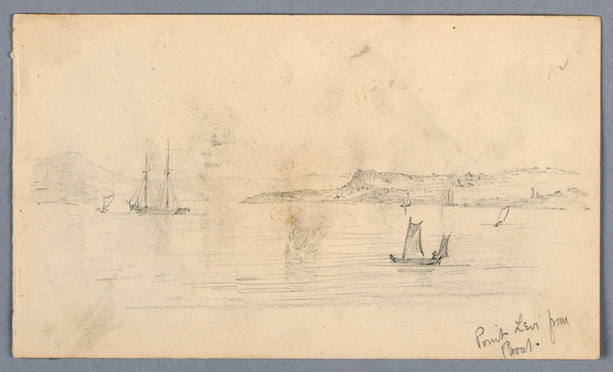 Point Levi fra båt av Arnold William Brunner