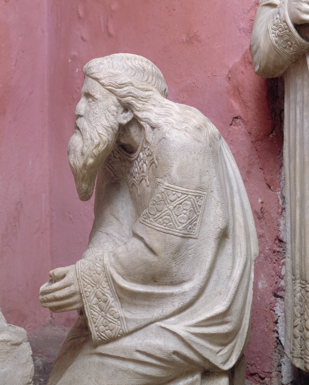 Detalj fra fødselen (marmor) av Arnolfo di Cambio
