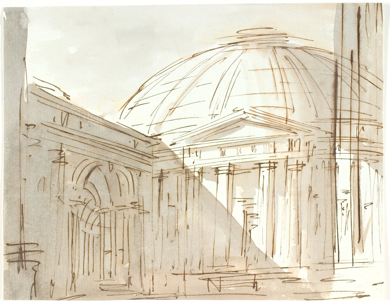 En rund bygning (Pantheon?) av Aron Wallick