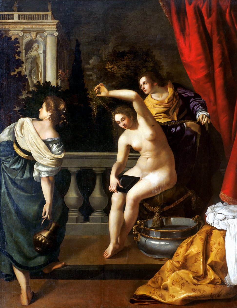 Bathsheba at Her Bath av Artemisia Gentileschi