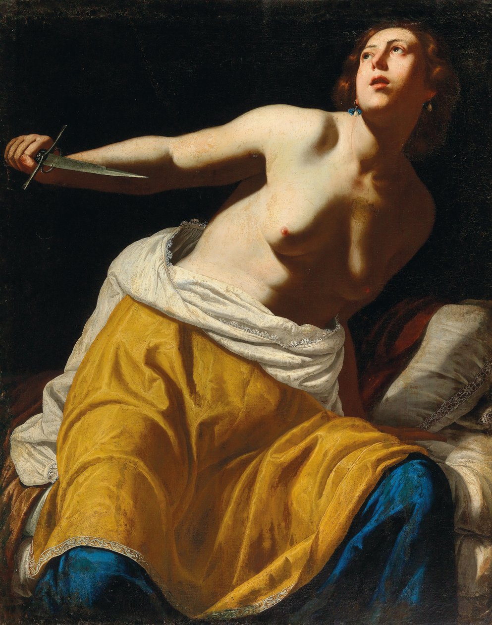 Lucretia, ca 1640-1645. av Artemisia Gentileschi
