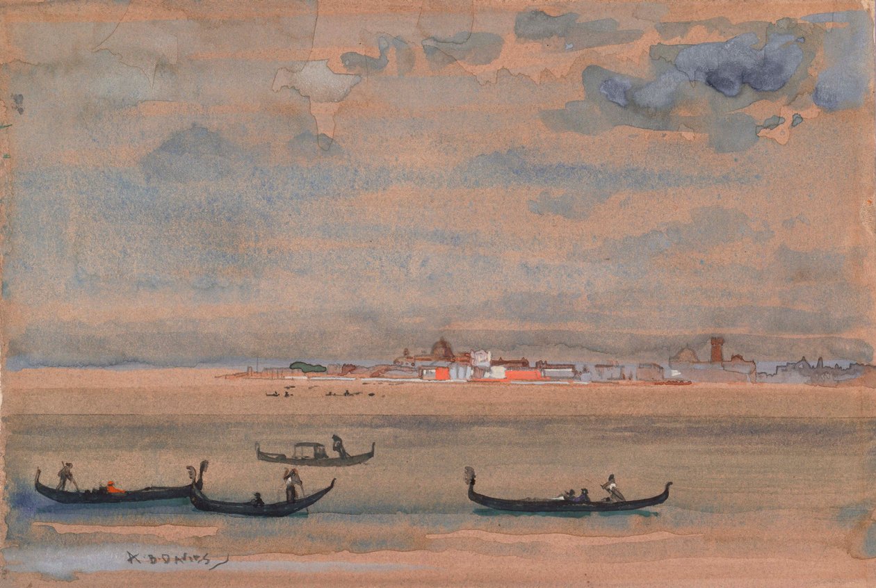 Gondoler av Arthur Bowen Davies
