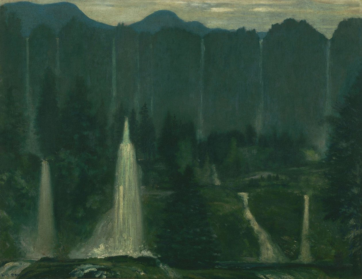 Mange vann av Arthur Bowen Davies
