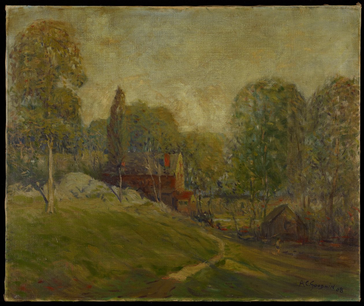 Landskap, 1908 av Arthur Clifton Goodwin