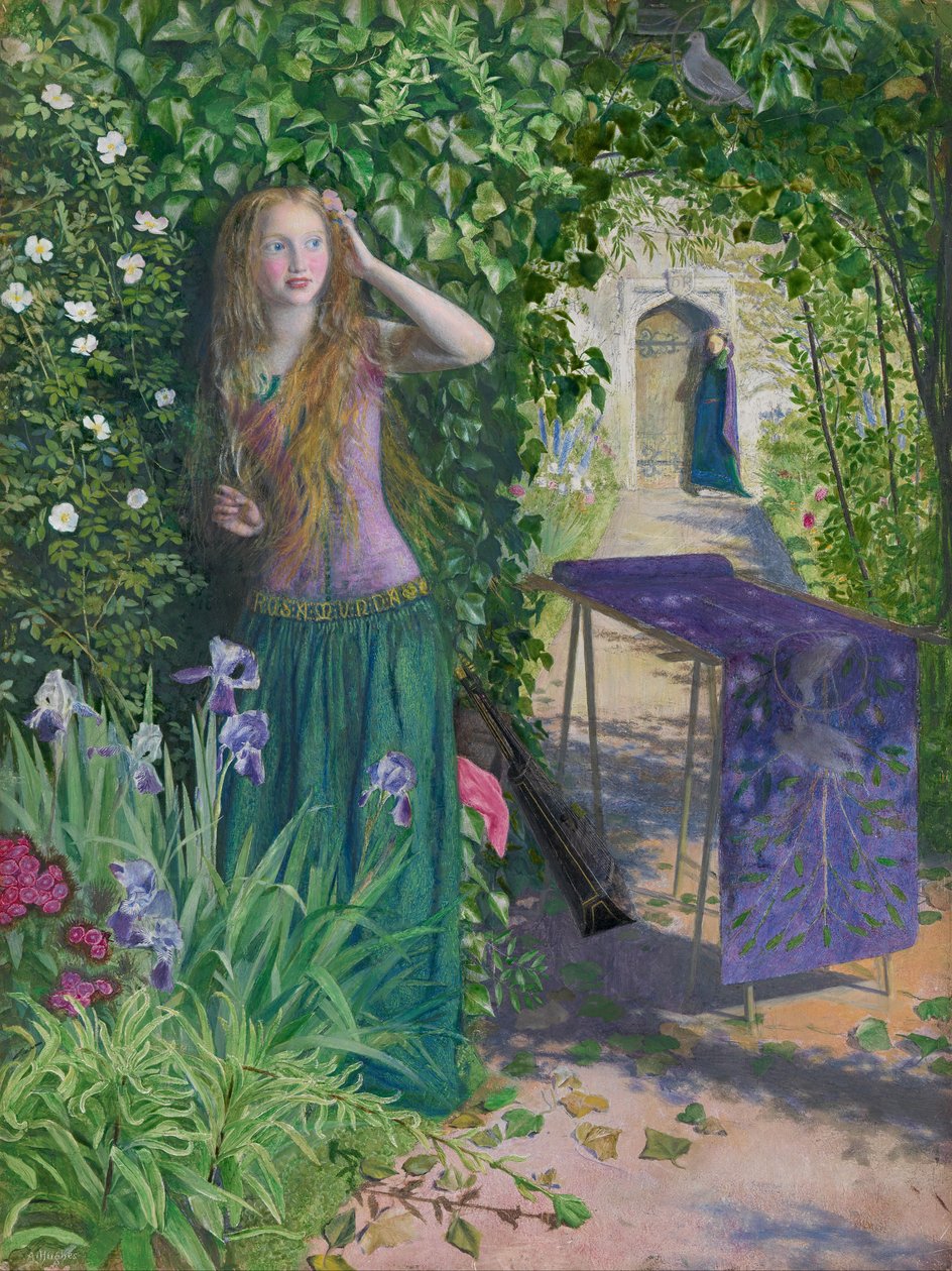 Rettferdig Rosamund av Arthur Hughes