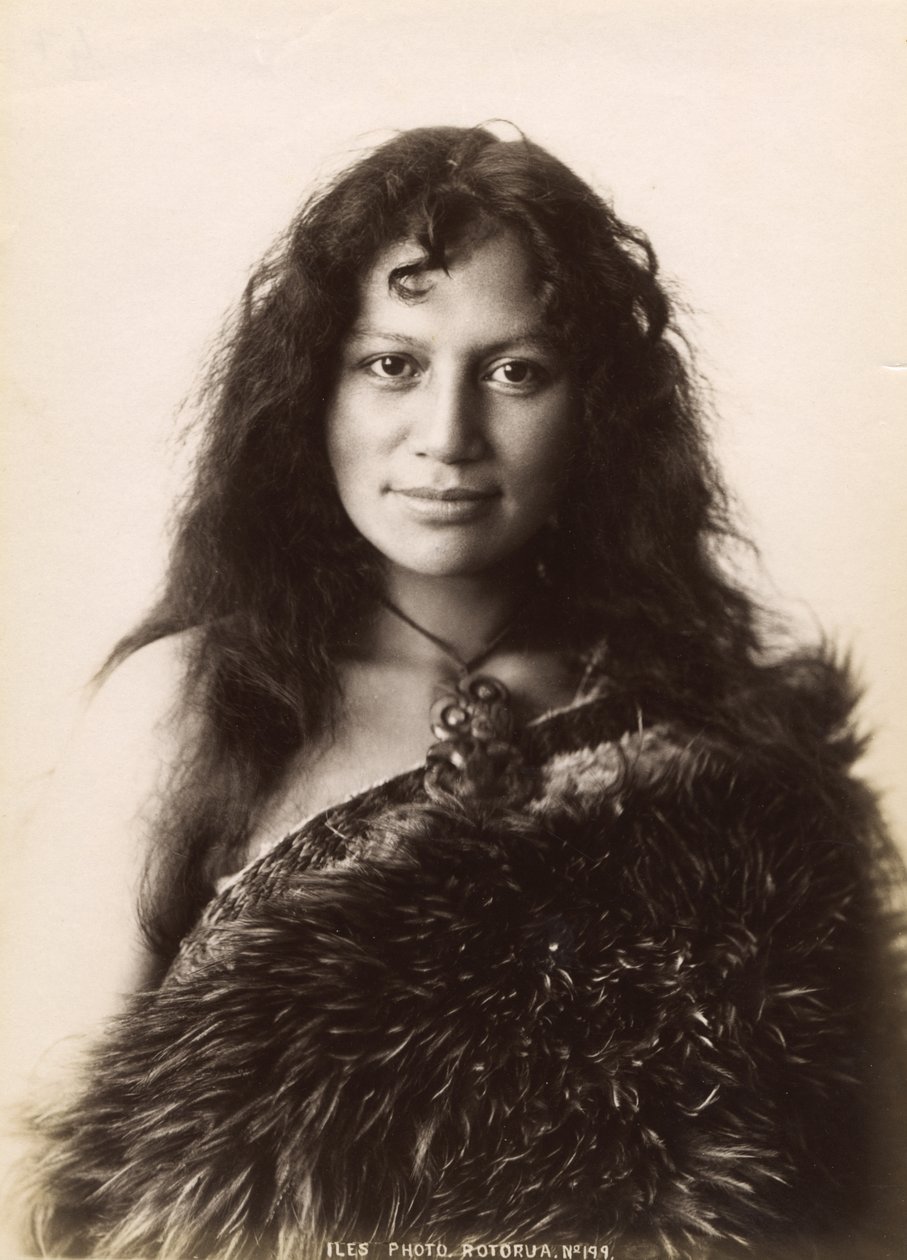Portrett, ca. 1905 (sølv gelatintrykk) av Arthur Iles