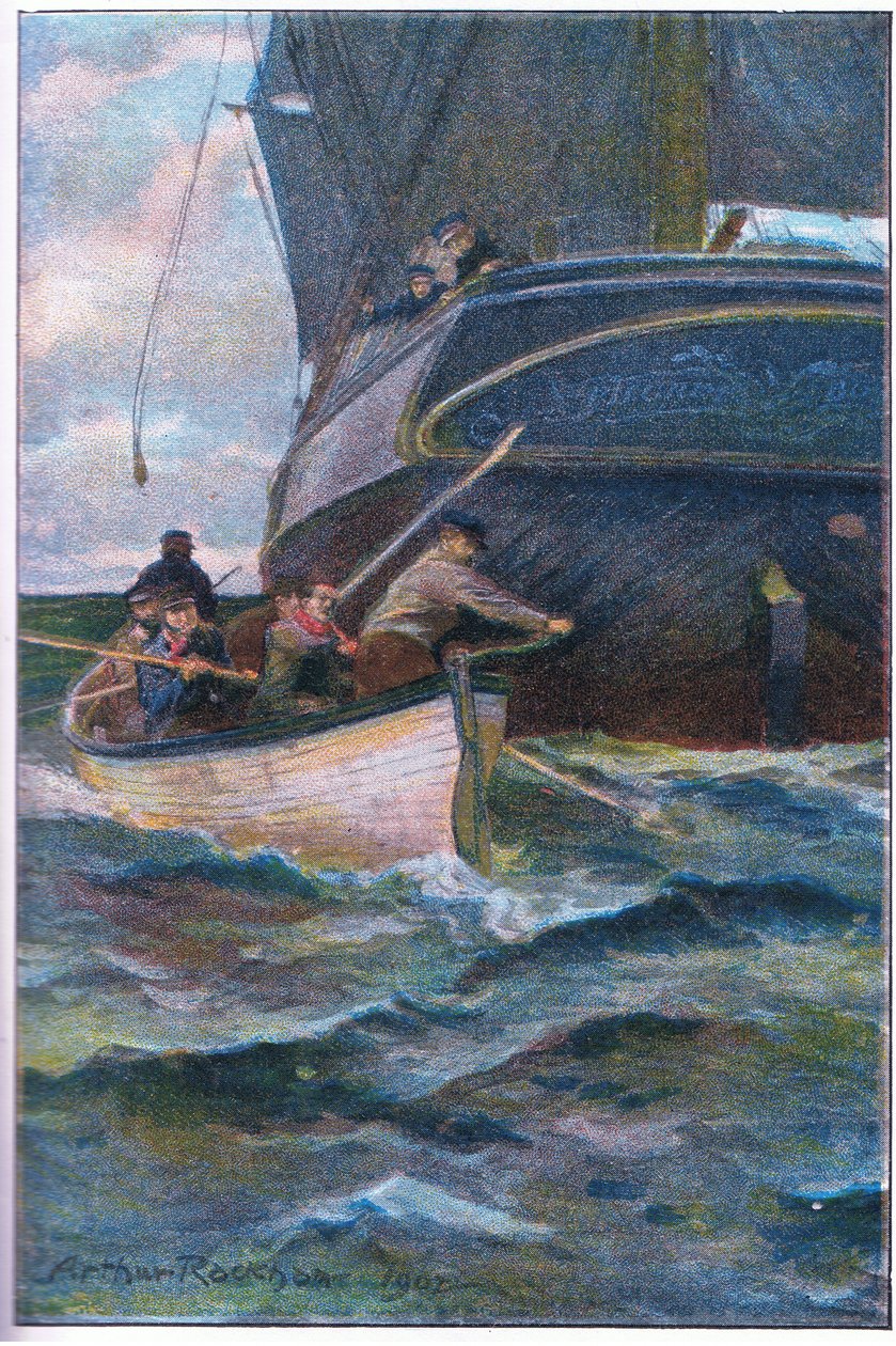 Da hun forlot siden av Arthur Rackham