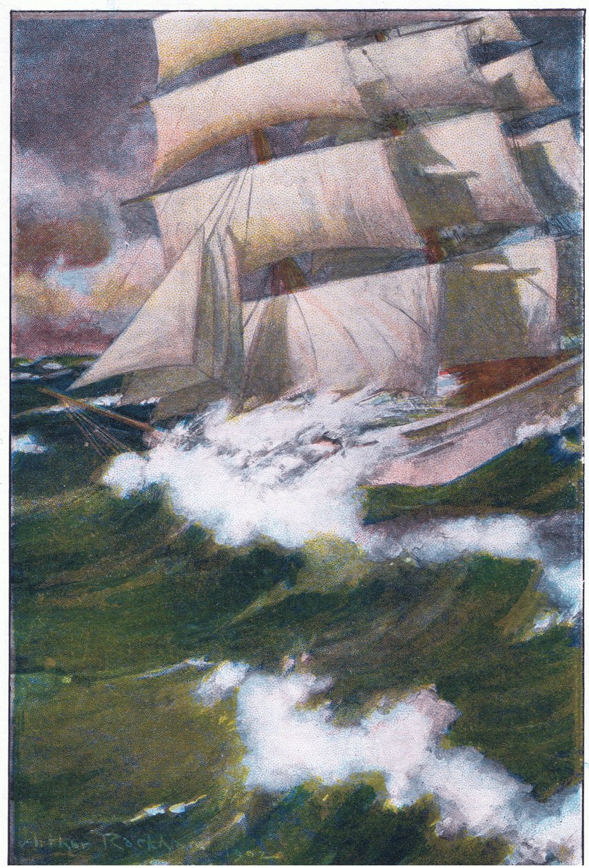 Jeg vasket skipet for og akter av Arthur Rackham