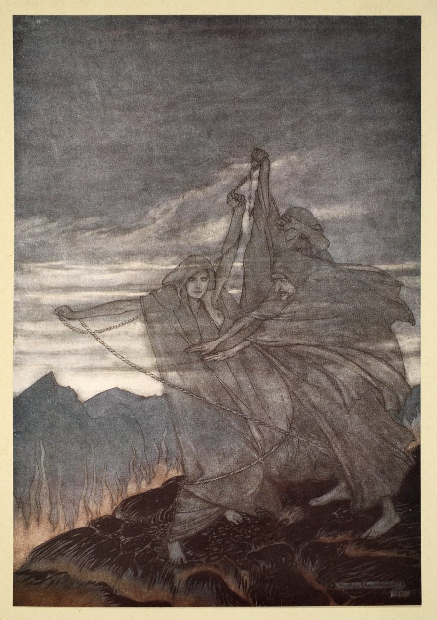 Nornene forsvinner, illustrasjon fra 
