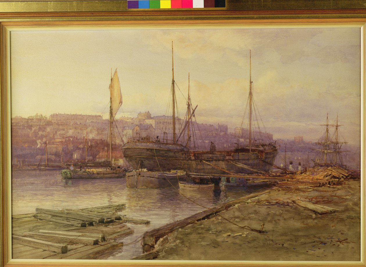 Bristol Docks, 1896 av Arthur Wilde Parsons
