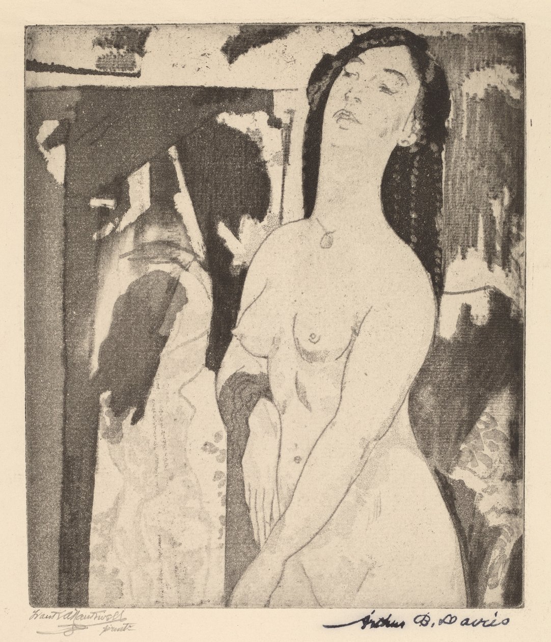 Døråpning til illusjon av Arthur B. Davies