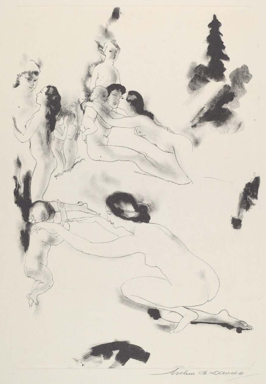 Bounties frukthage av Arthur B. Davies