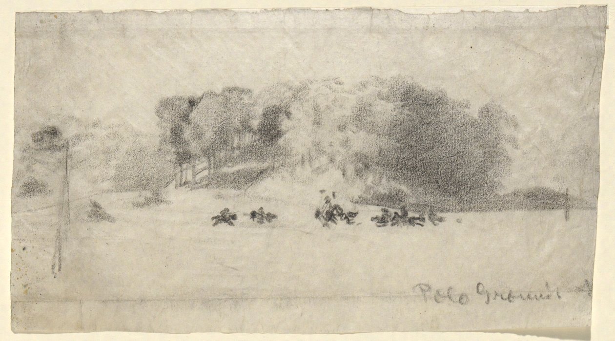 Polo Grounds av Arthur B. Davies