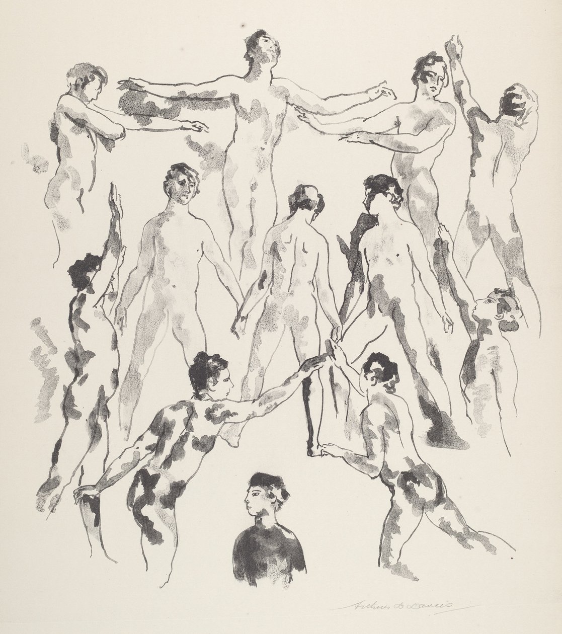 Tolv menn av Arthur B. Davies