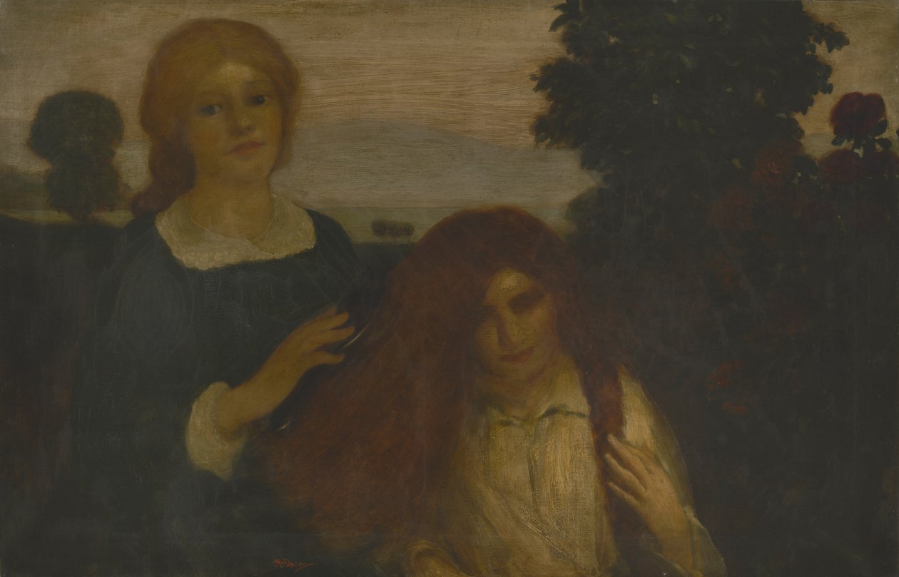 Rose to Rose, ca. 1890-1900 av Arthur Bowen Davies