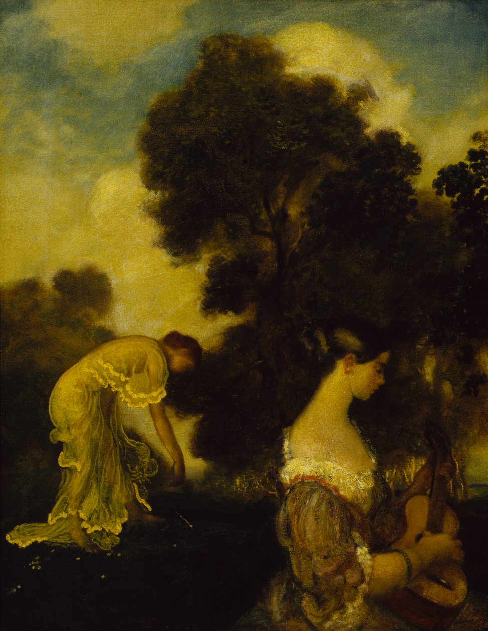 Evensong, ca. 1898 av Arthur Davies