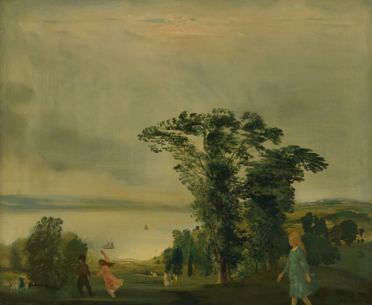 Our River Hudson, 1903. av Arthur Davies