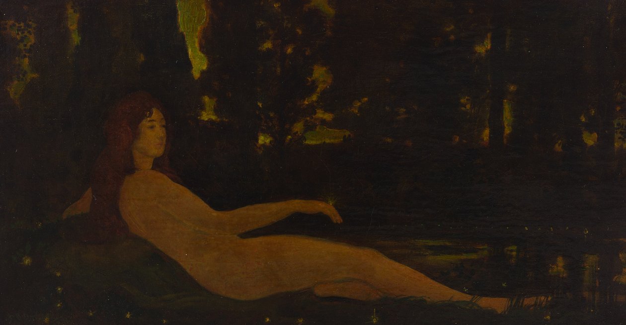 Semele eller ildfluer, 1907. av Arthur Davies