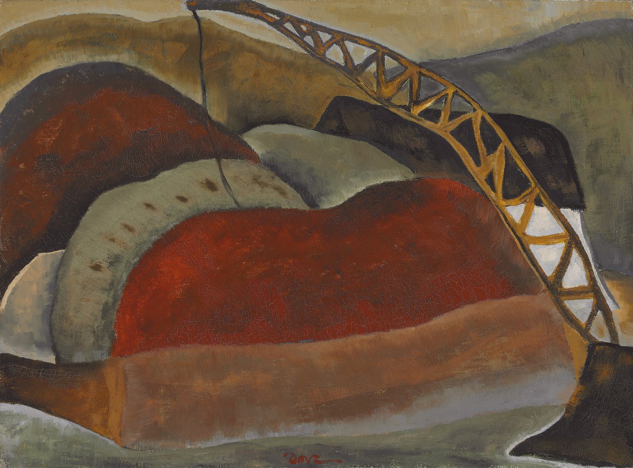 Cinder Barge og Derrick av Arthur Garfield Dove