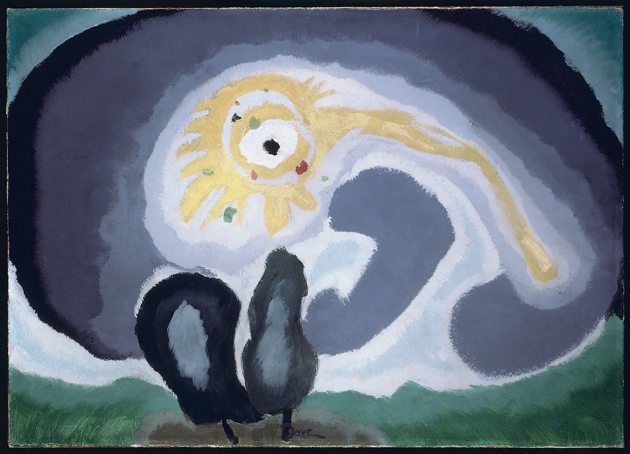 Refleksjoner (olje på lerret) av Arthur Garfield Dove