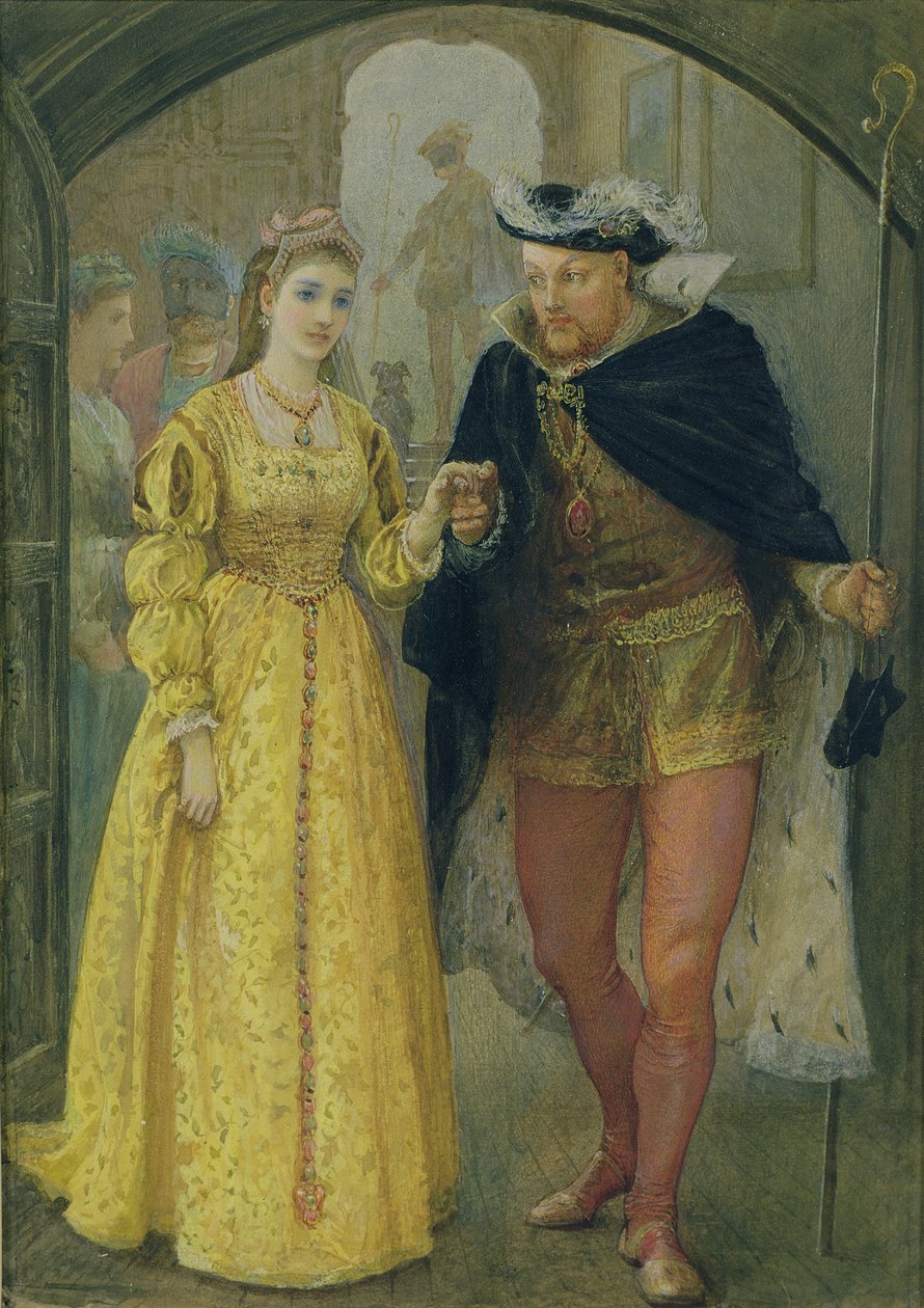 Henry VIII og Anne Boleyn av Arthur Hopkins