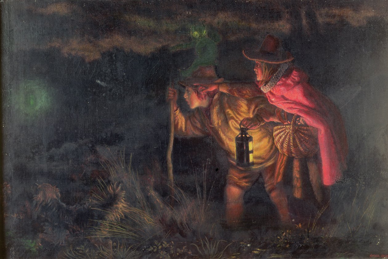 Jack O"Lantern, 1872 av Arthur Hughes