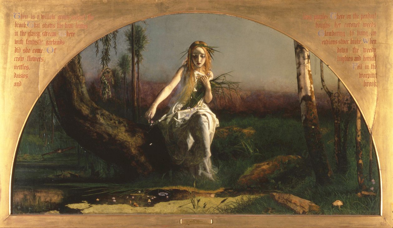 Ophelia av Arthur Hughes