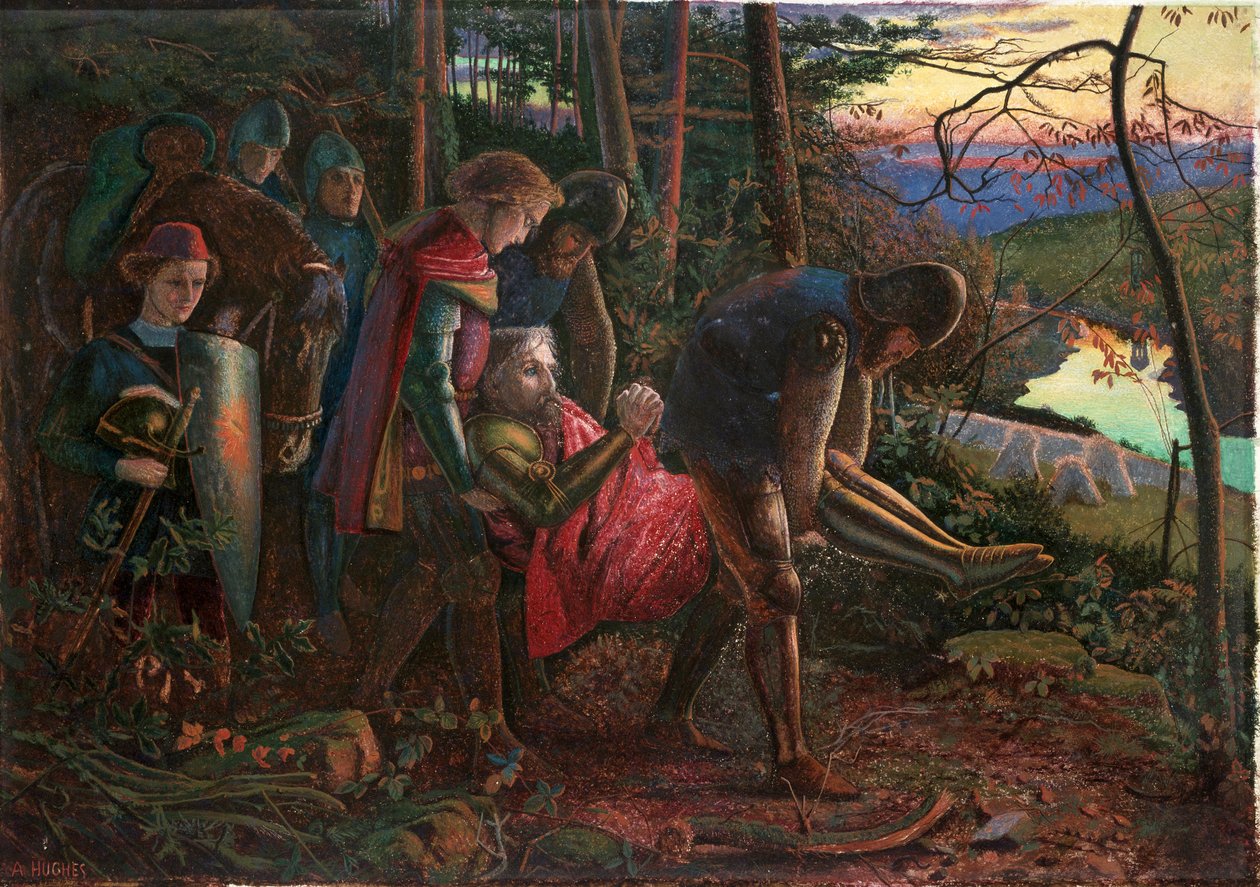 The Knight of the Sun, 1860-1861   1184837   no       norwegian Successfully Translated  Original: Costumes of Margaret of Provence and Rikaus of Claroy. Translat: Costumes of Margaret of Provence and Rikaus of Claroy. 1376329 no norwegian Successfully Tra av Arthur Hughes