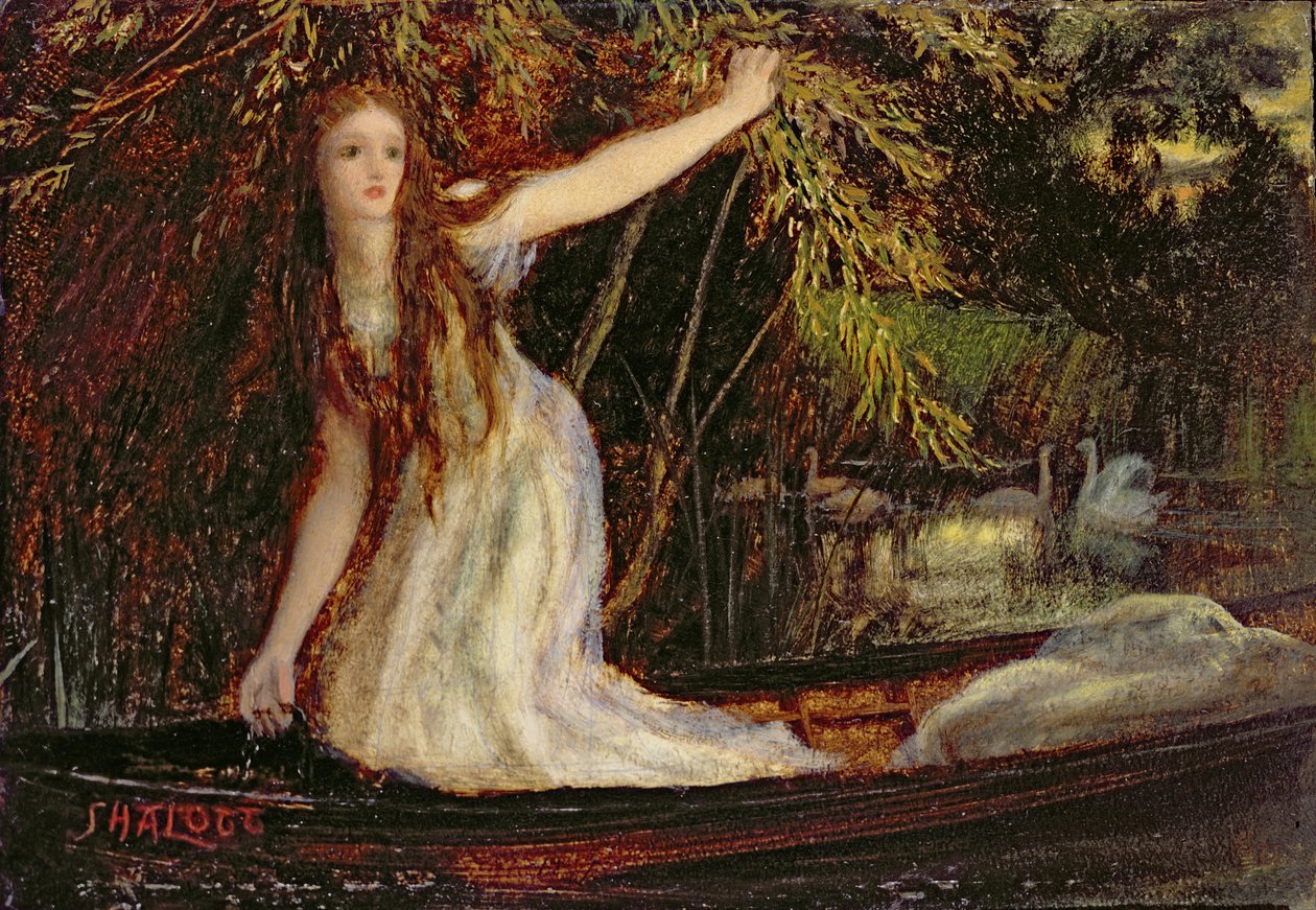 Lady of Shalott av Arthur Hughes