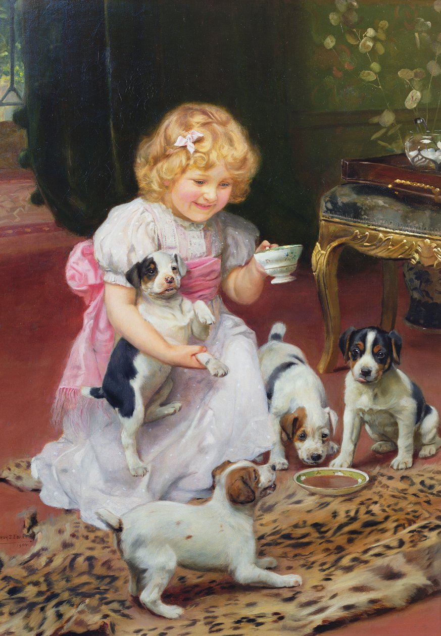 Tea Time av Arthur John Elsley