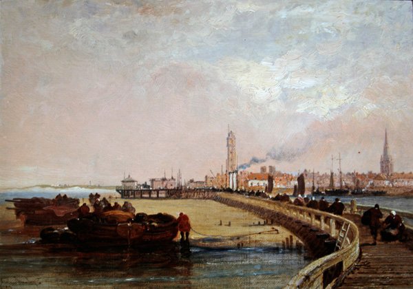 Ved bryggene: Calais av Arthur Joseph Meadows