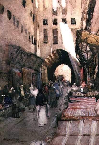 En tyrkisk basar av Arthur Melville