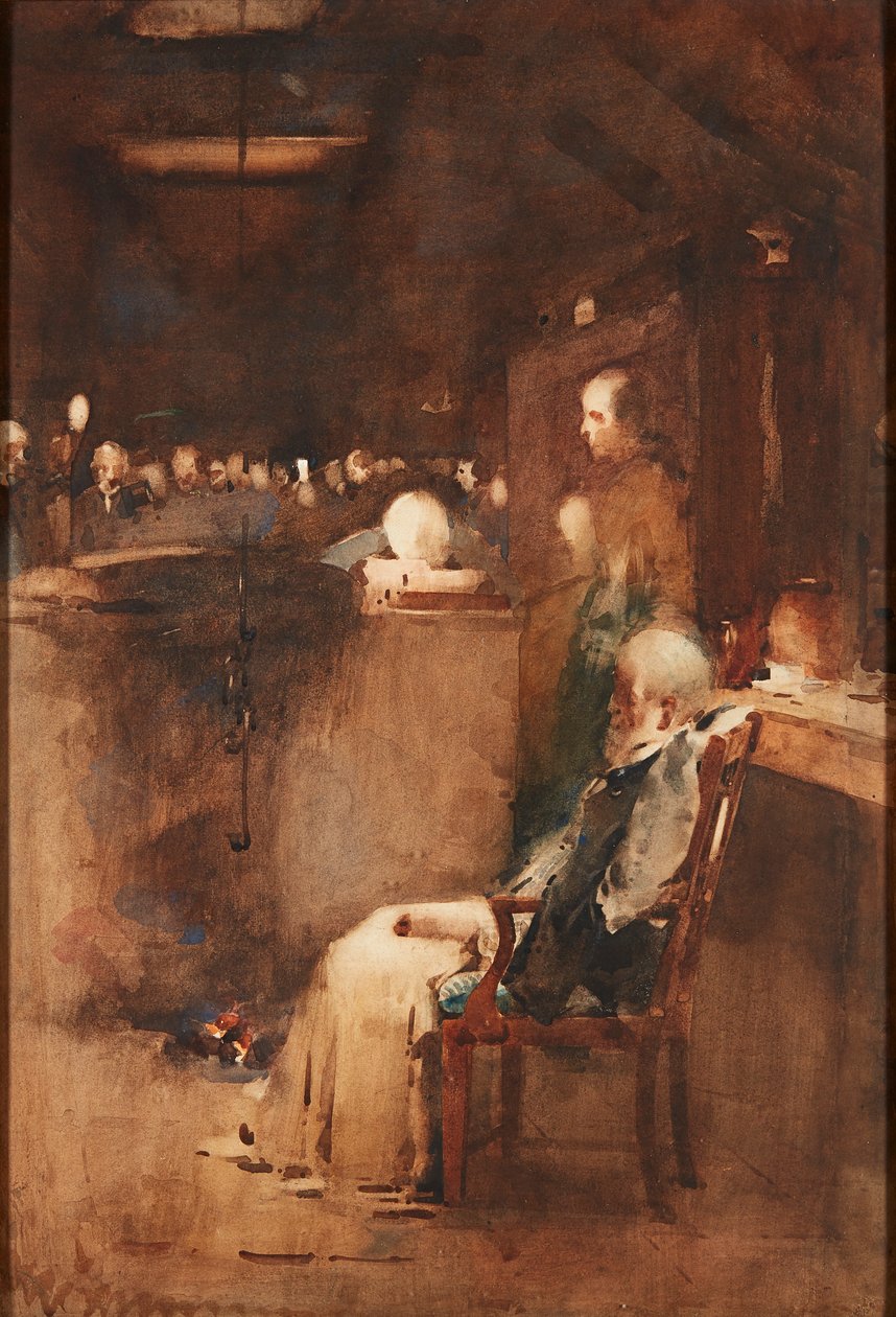Study For the Old Covenanter (akvarell) av Arthur Melville