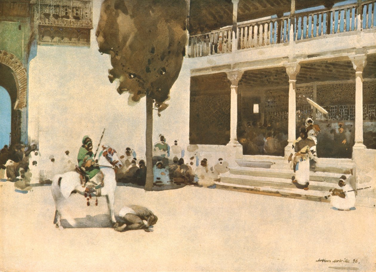 The Captured Spy, 1895, c1930. av Arthur Melville