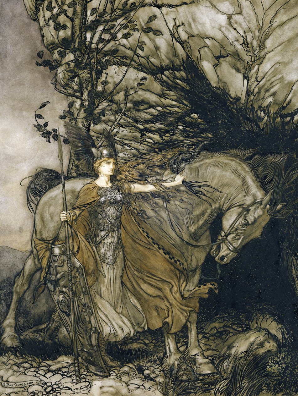 Brunnhilde av Arthur Rackham