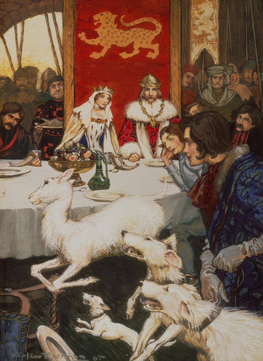 Kong Arthurs bryllupsfest av Arthur Rackham