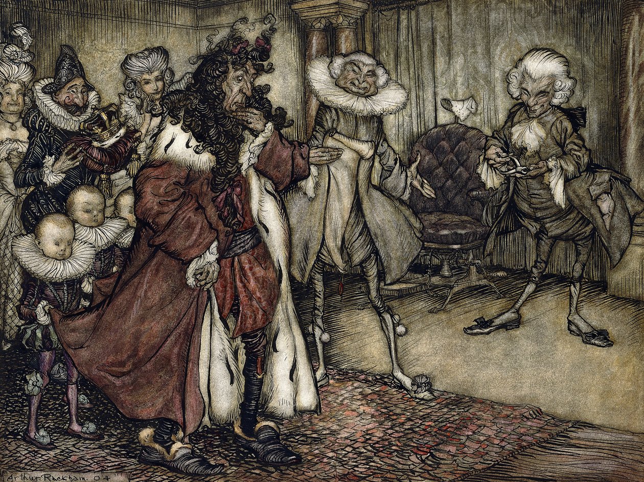 Forbereder kongen, av Arthur Rackham