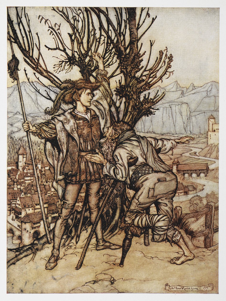 Prinsen fra Briar Rose (Sleeping Beauty) av Arthur Rackham