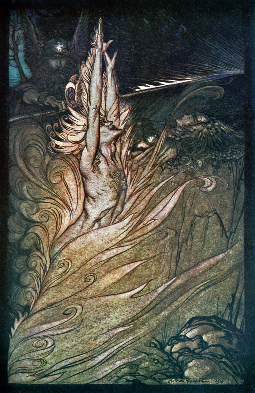 Valkyrien Valkyrien av Arthur Rackham