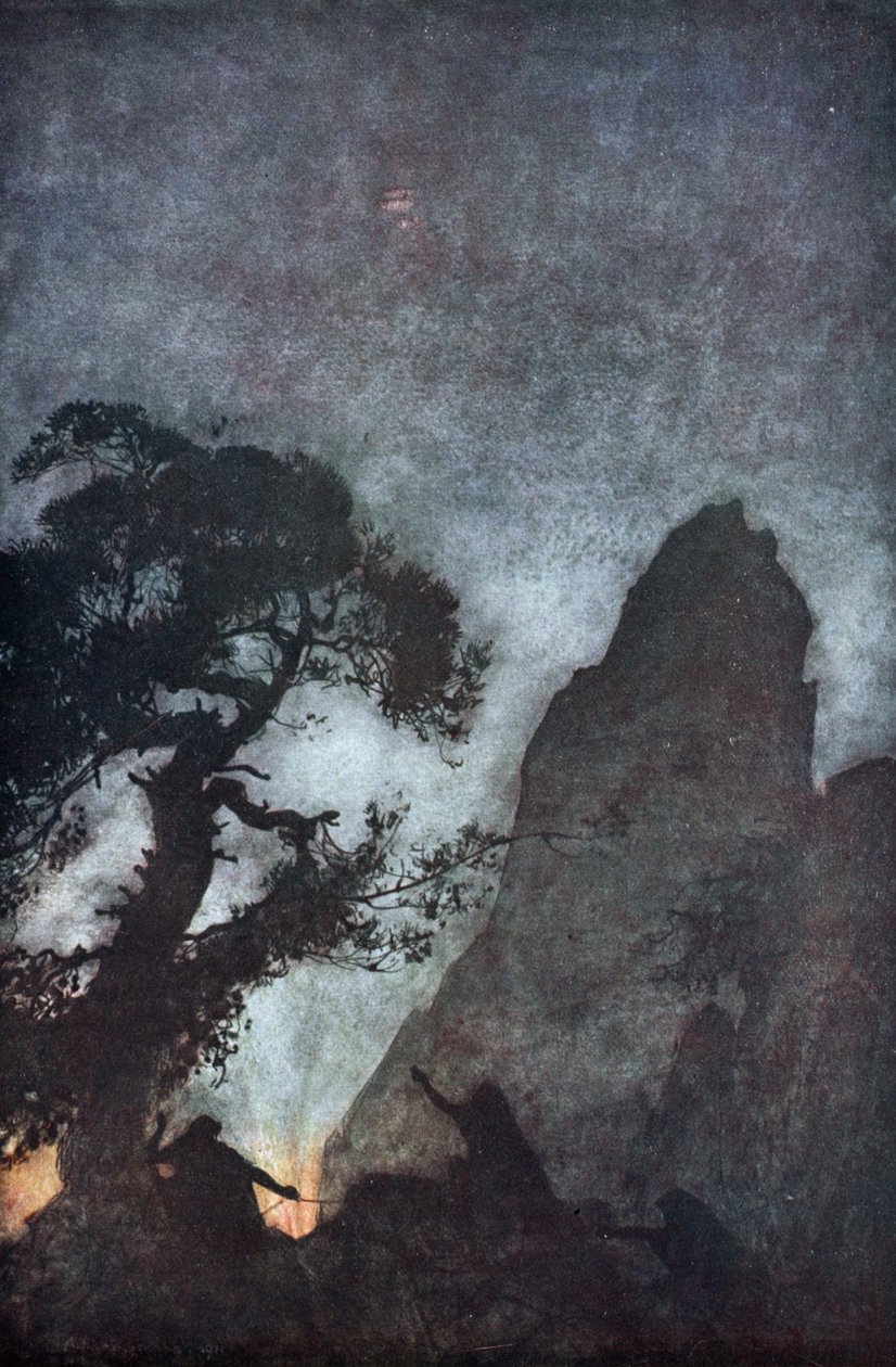 'De tre norner', 1924. av Arthur Rackham