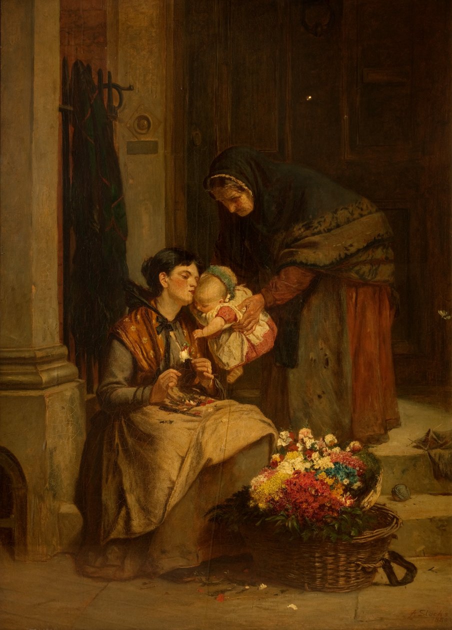 Hennes søteste blomst, 1880 av Arthur Stocks