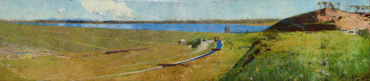 Prospektreservoar av Arthur Streeton