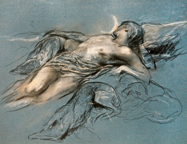 Moon Kissed - Endymion av Arthur Wardle