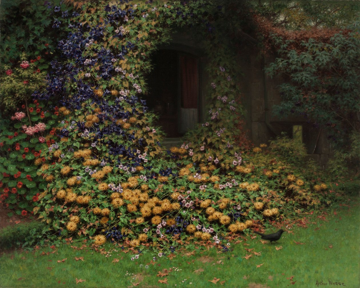 Kunstnerens hjem, 1920 av Arthur Wasse
