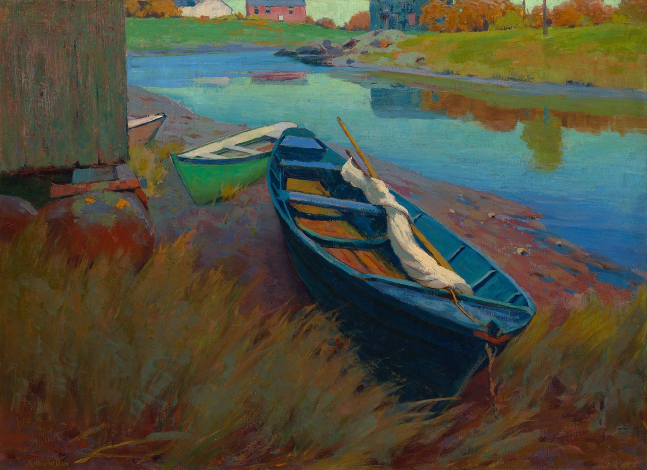 Båter i hvile av Arthur Wesley Dow