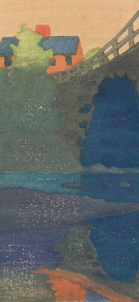 Ipswich Bridge av Arthur Wesley Dow