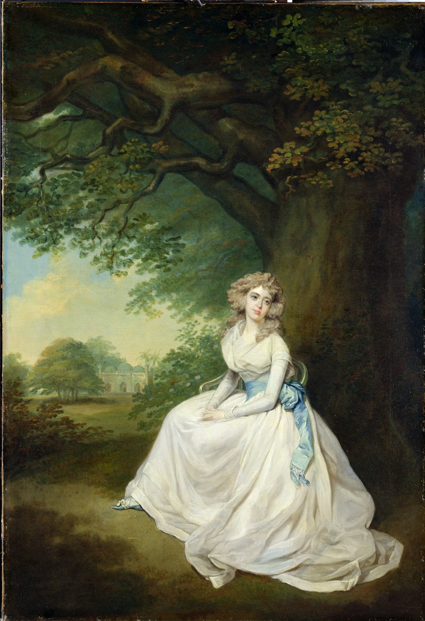 Lady Chambers, ca. 1789 (olje på lerret) av Arthur William Devis